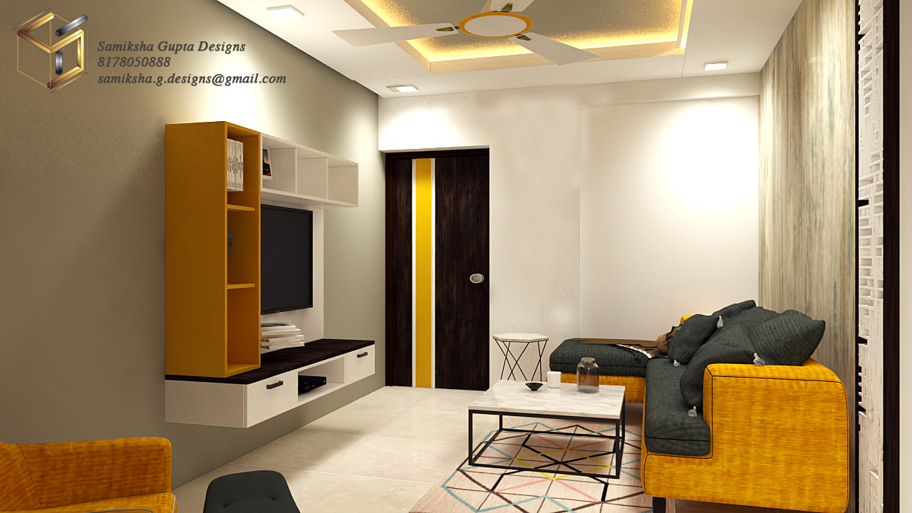 LIVING ROOM 3D VIEW