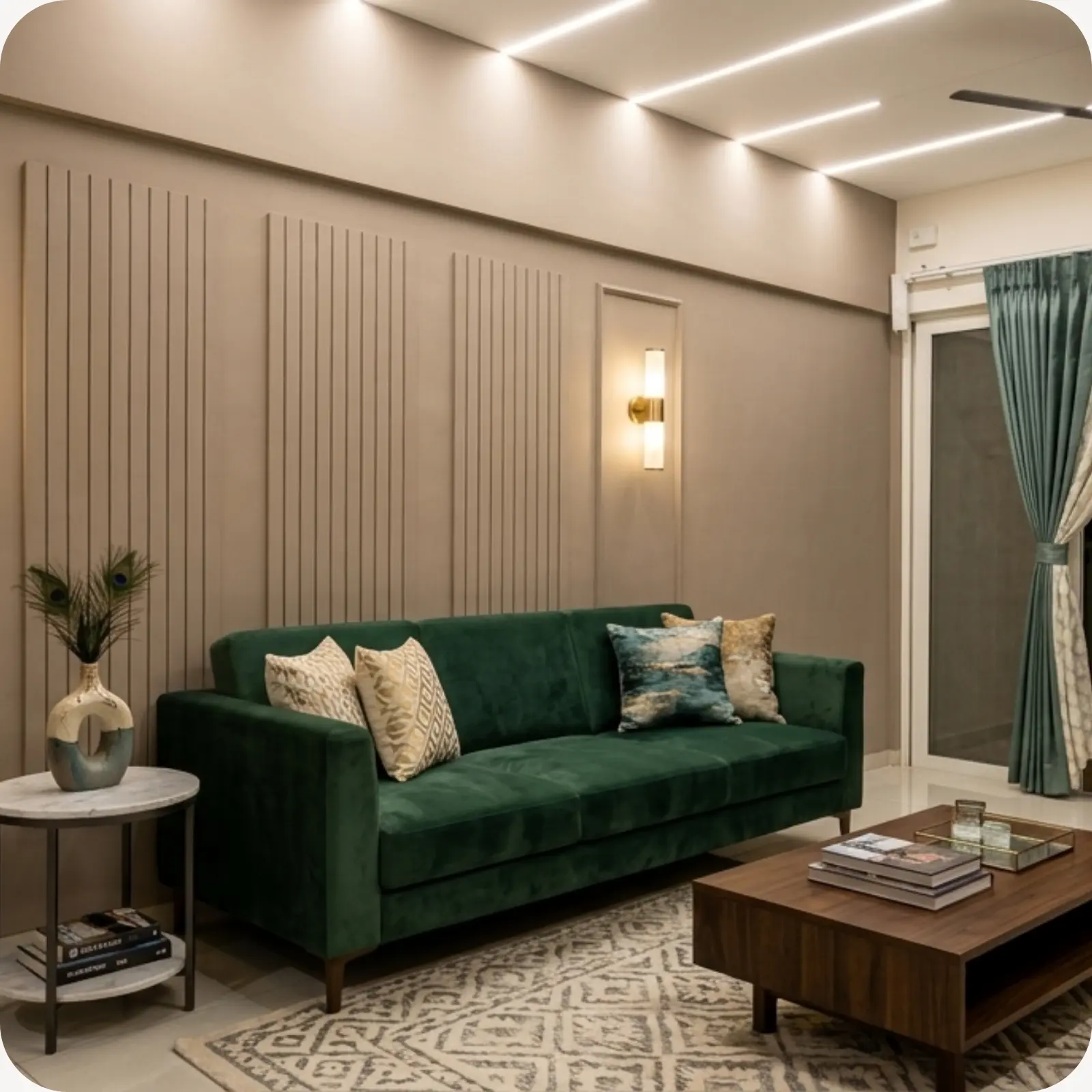 sofa wall